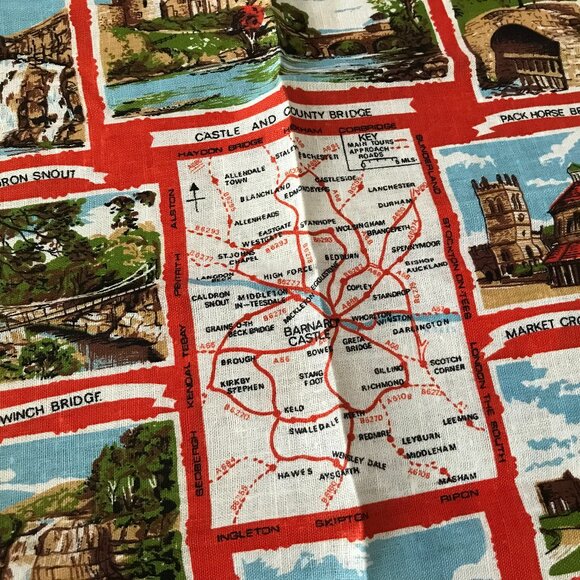 Lot of 4 Vintage Dishtowels Irish Linen British - Picture 9 of 16